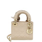 Dior Lady Dior Leather Handbag Pink