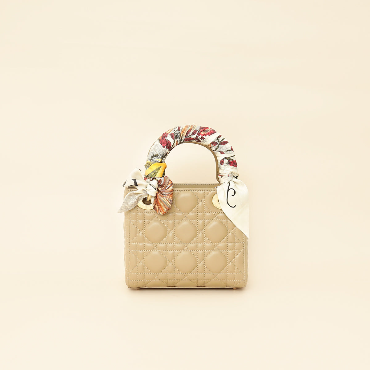 Dior Lady Dior Leather Handbag Style 81