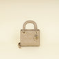 Christian Dior Beige Lady Dior Mini Chain Bag