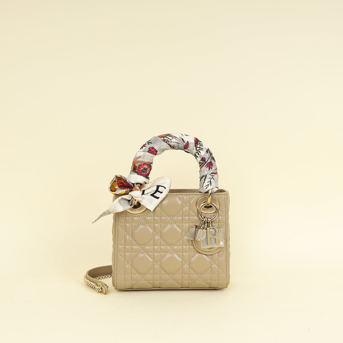 Dior Lady Dior Leather Handbag Style 86