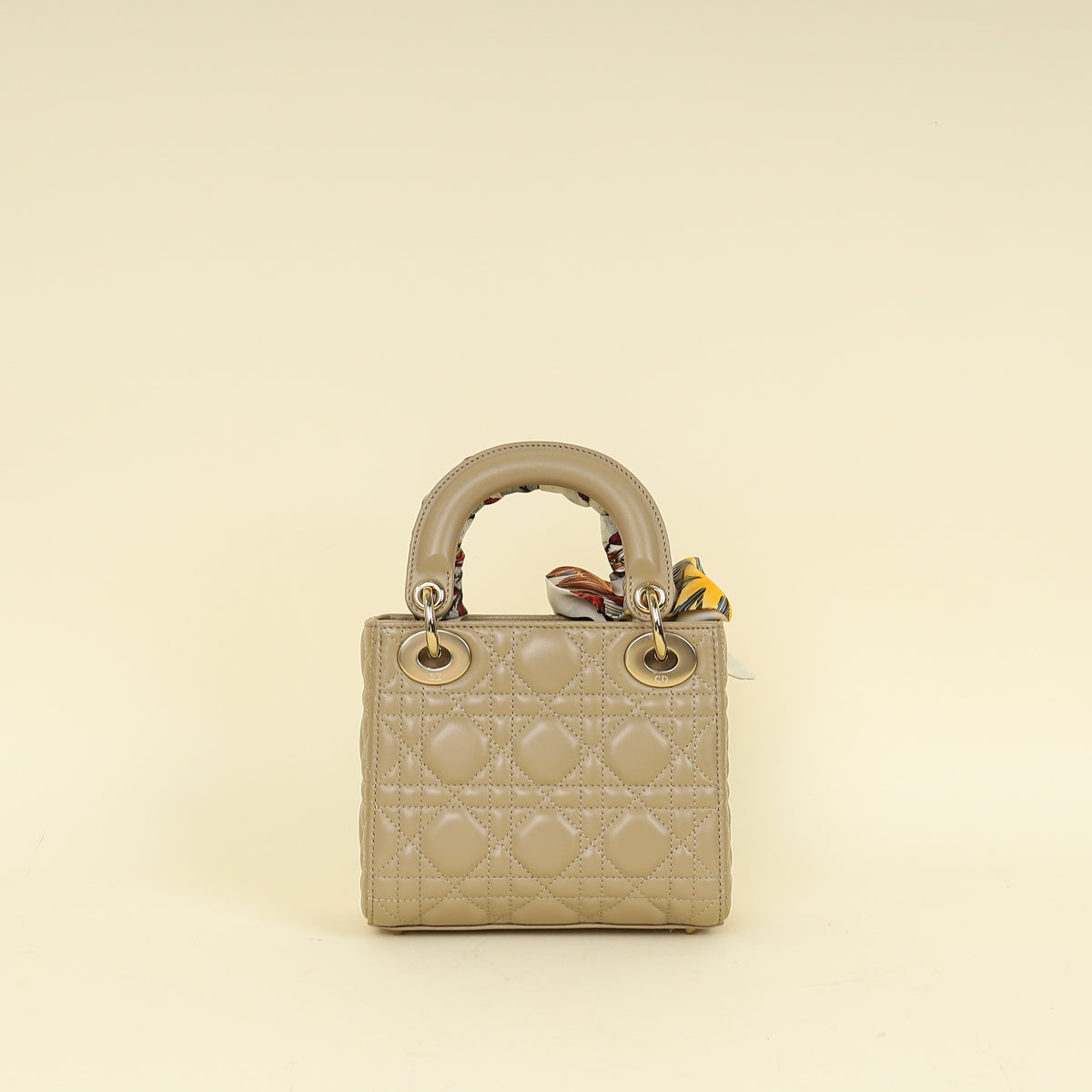 Dior Lady Dior Leather Handbag Style 86