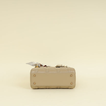 Dior Lady Dior Leather Handbag Style 86