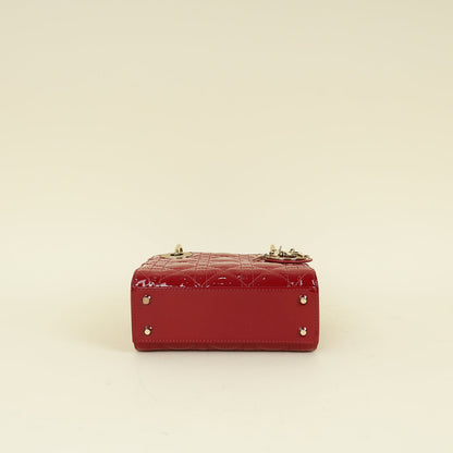 Dior Lady Dior Leather Handbag Style 105