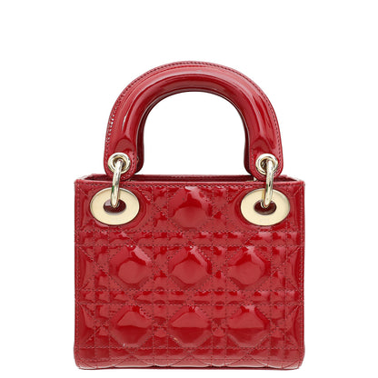Dior Lady Dior Leather Handbag Style 48