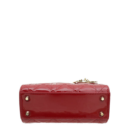 Dior Lady Dior Leather Handbag Style 48
