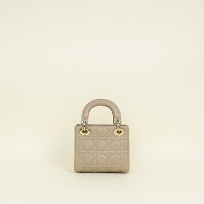 Dior Lady Dior Leather Handbag Style 107