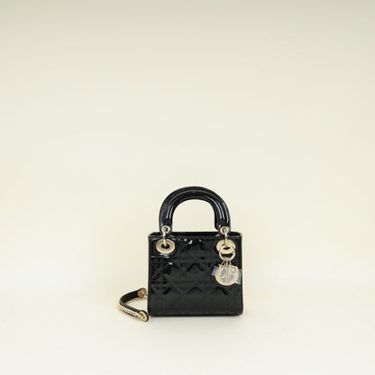 Dior Lady Dior Leather Handbag Style 97