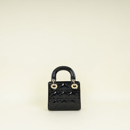 Dior Lady Dior Leather Handbag Style 97
