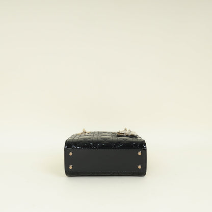 Dior Lady Dior Leather Handbag Style 97