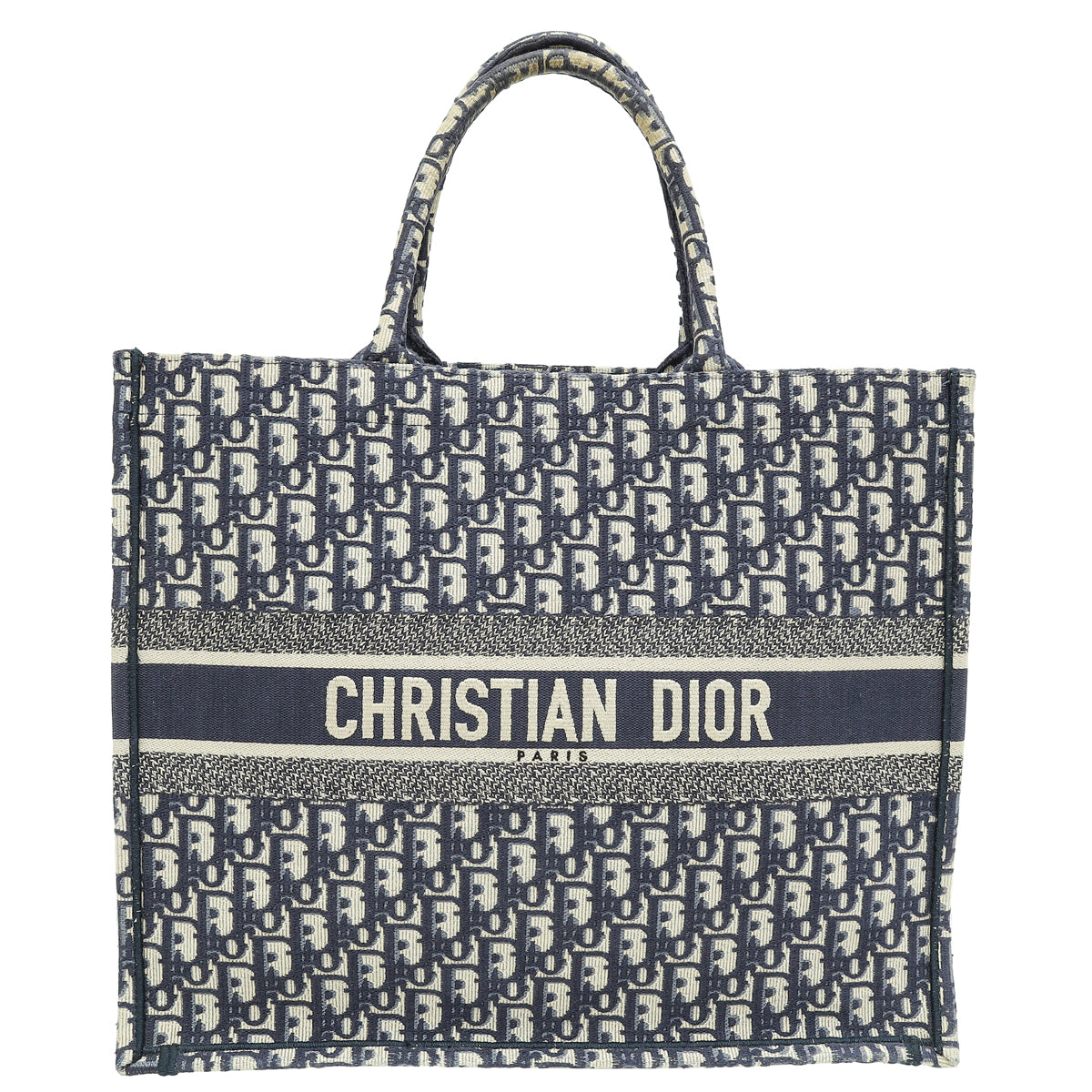 Dior Book Tote Oblique Blue Tote Bag Style 9