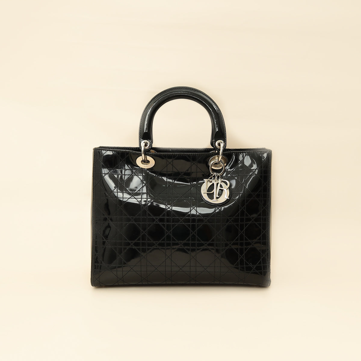 Dior Lady Dior Leather Handbag Style 80