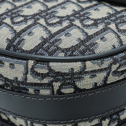 Christian Dior Navy Dior Oblique Bobby Medium Bag