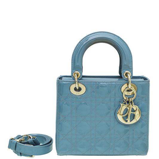 Christian Dior Cloud Blue Lady Dior Small Bag
