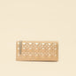 Christian Dior Metallic Gold Cannage Lady Dior Convertible Clutch