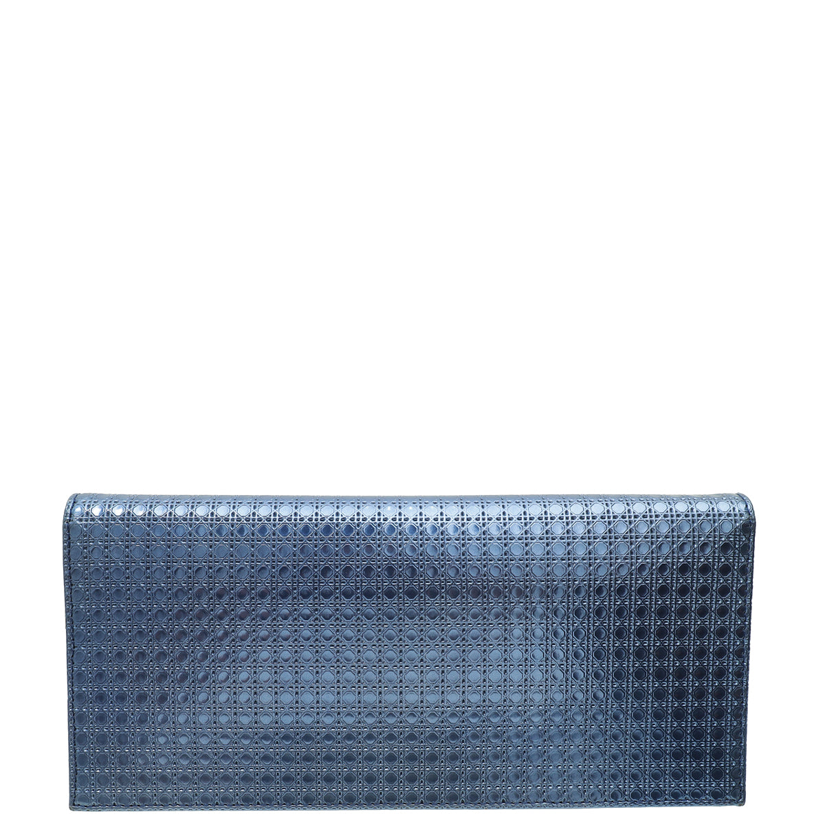 Dior Lady Dior Cannage Blue Clutch