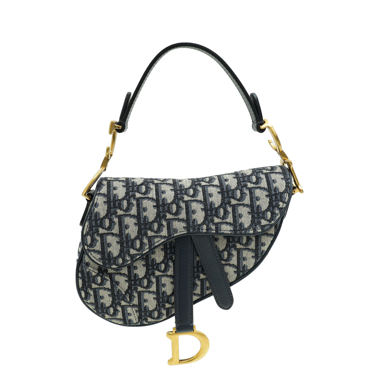 Dior Saddle Oblique Blue Crossbody Style 6
