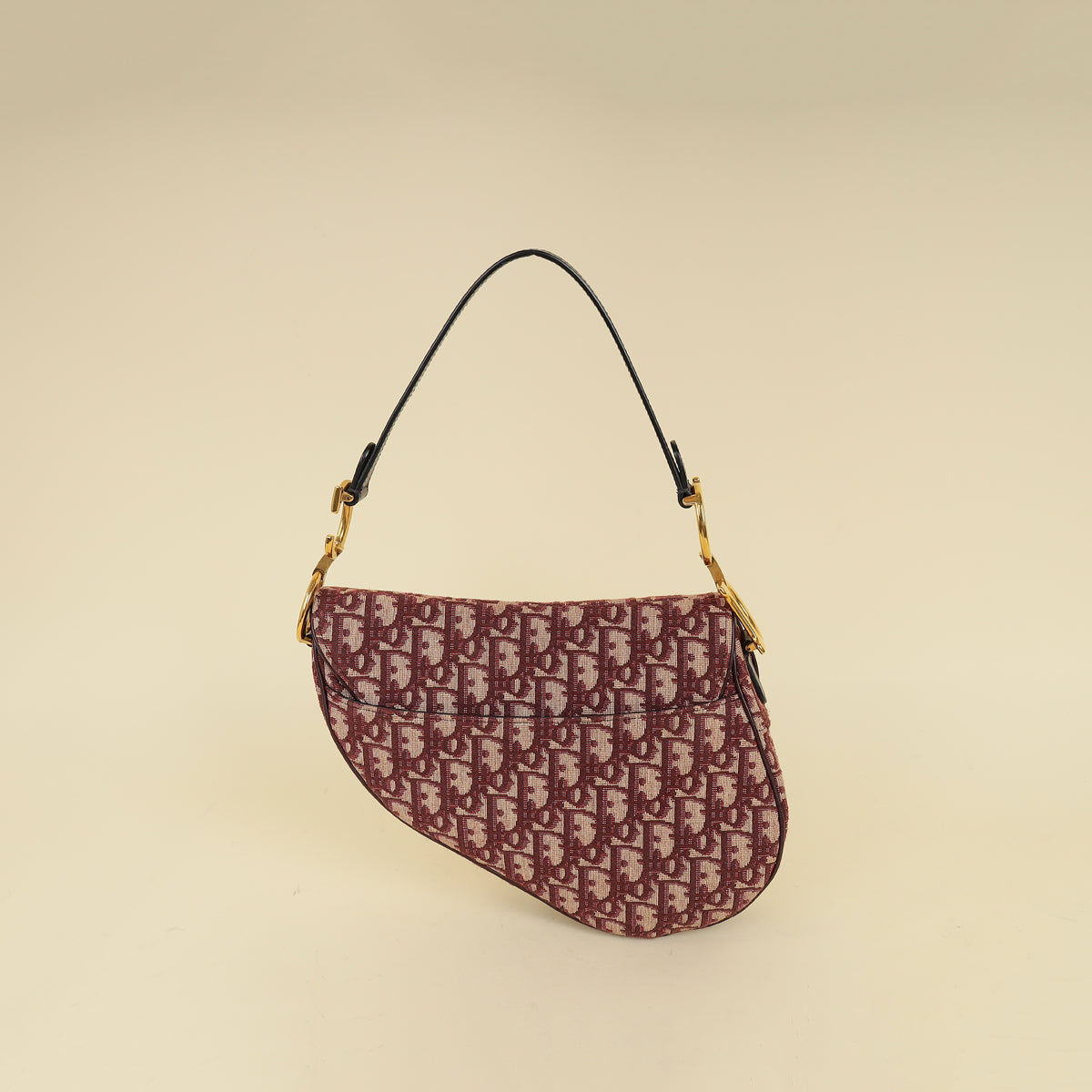 Dior Saddle Oblique Burgundy Crossbody Style 2