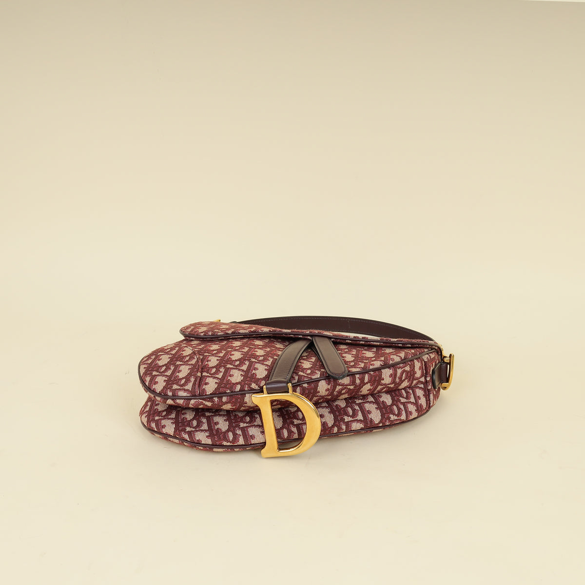 Dior Saddle Oblique Burgundy Crossbody Style 2
