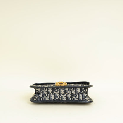 Christian Dior Navy Blue Dioraddict Flap Bag