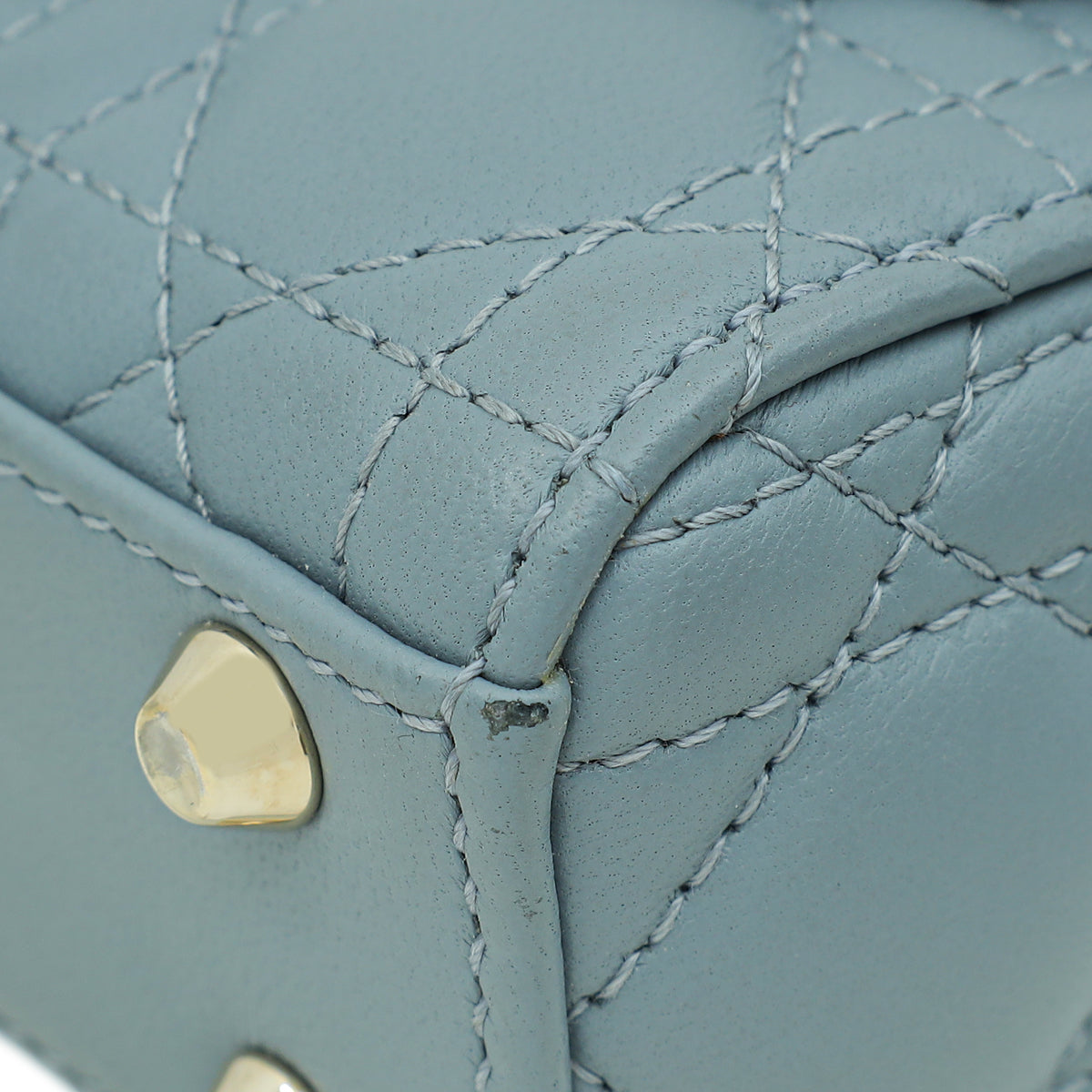 Christian Dior Cloud Blue Lady Dior Micro Bag