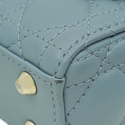 Christian Dior Cloud Blue Lady Dior Micro Bag