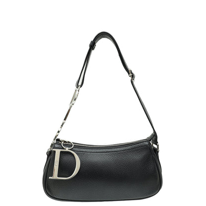 Christian Dior Black Charms Small Shoulder Bag