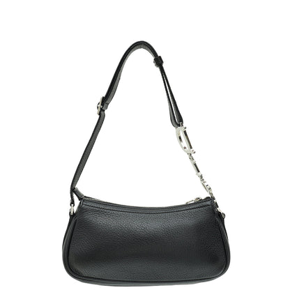 Christian Dior Black Charms Small Shoulder Bag