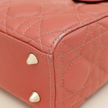 Christian Dior Flamingo Gradient Lady Dior My Abcdior Small Bag