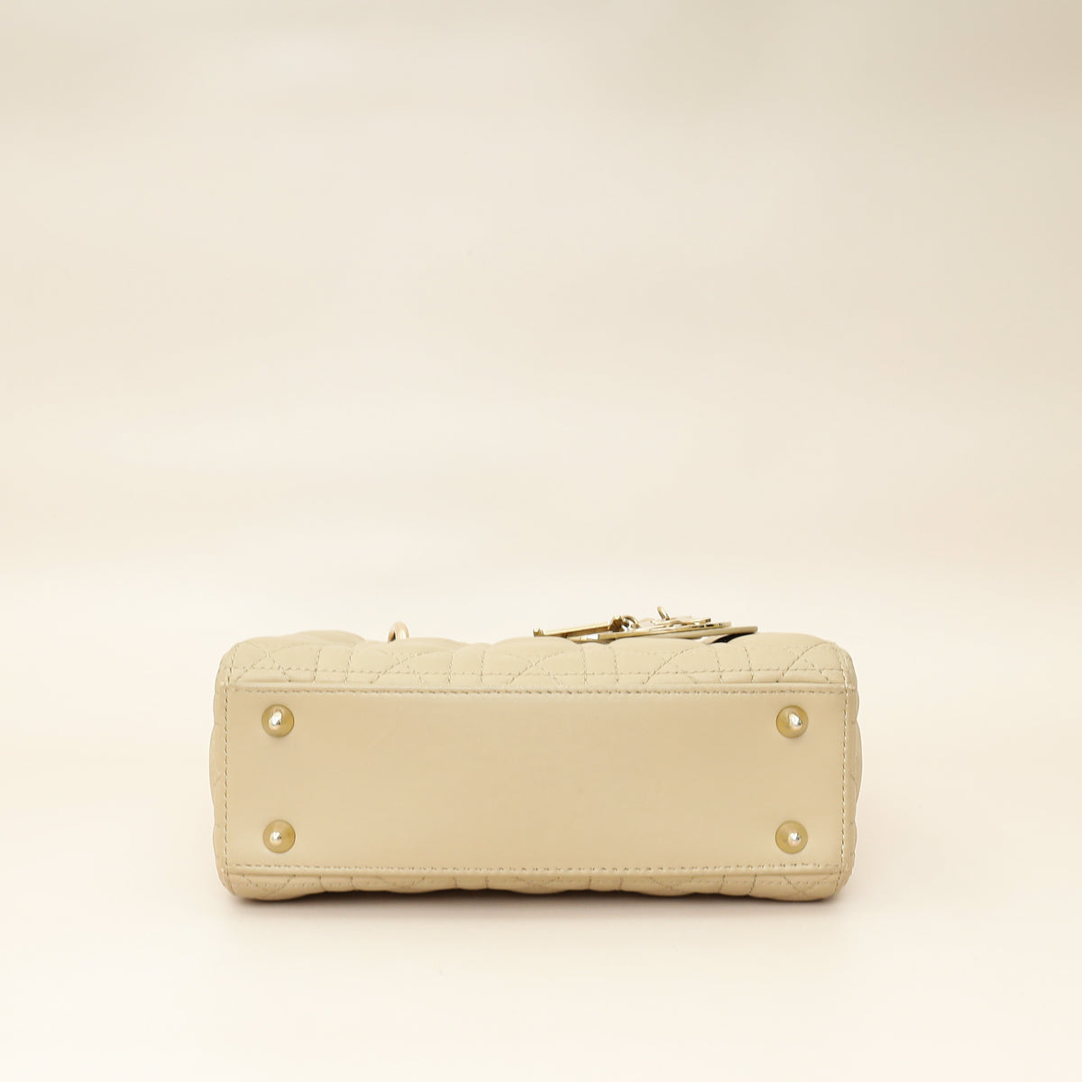 Christian Dior Desert Taupe Lady Dior My Abcdior Small Bag