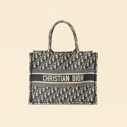 Dior Book Tote Oblique Blue Tote Bag Style 11