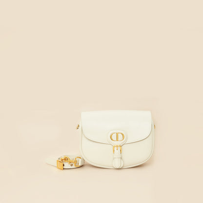 Christian Dior White Bobby Medium Shoulder Bag