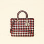 Christian Dior Multicolor Woven Lady Dior Large Bag