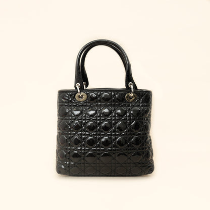 Christian Dior Black Cannage Soft Tote Bag
