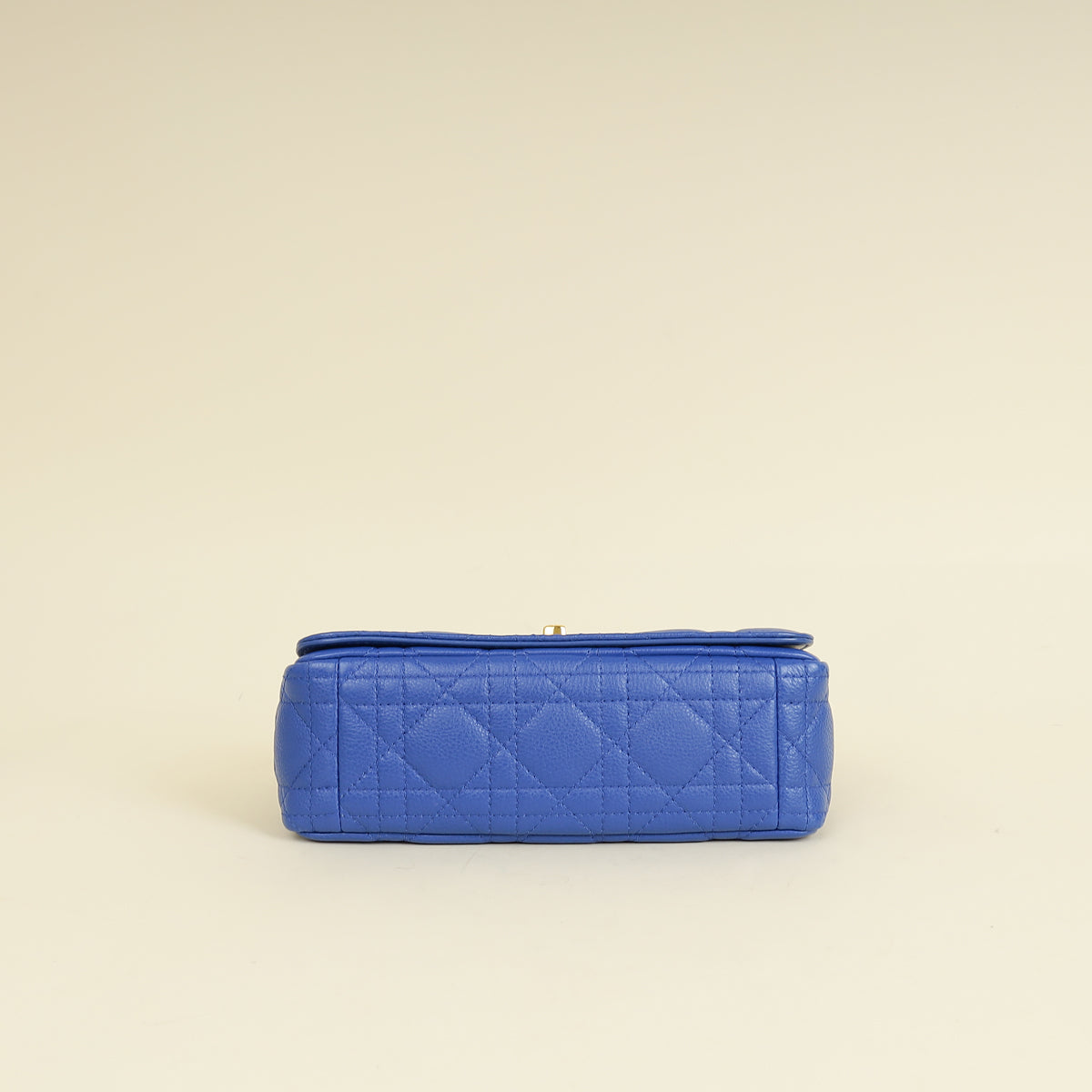 Christian Dior Royal Blue Caro Cannage Flap Small Bag