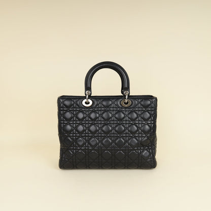 Dior Lady Dior Leather Handbag Style 83