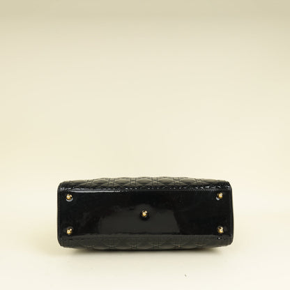 Dior Lady Dior Leather Handbag Style 104