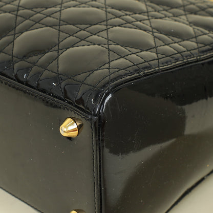 Dior Lady Dior Leather Handbag Style 104