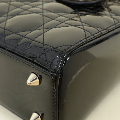 Dior Lady Dior Leather Handbag Style 91