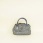 Christian Dior Grey Cannage Quilted Lady Boston Bag