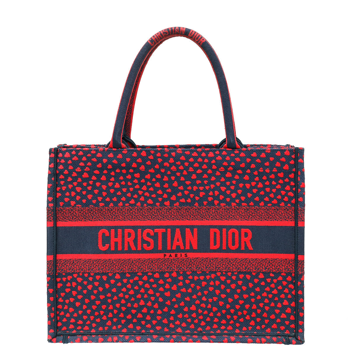Christian Dior Bicolor I Love Paris Book Tote Medium Bag