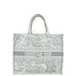 Christian Dior Bicolor Toile De Jouy Book Tote Large Bag
