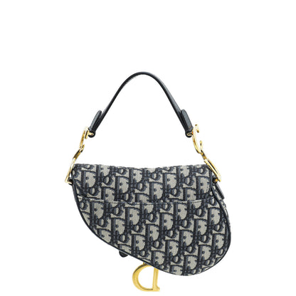 Dior Saddle Oblique Blue Crossbody Style 2