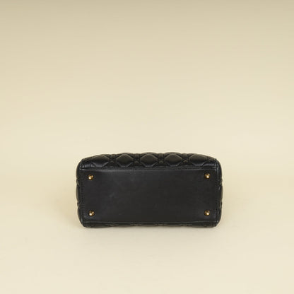 Dior Lady Dior Leather Handbag Style 82