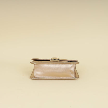 Christian Dior Metallic Bronze Miss Dior Promenade Pouch