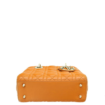 Christian Dior Caramel Lady Dior My Abcdior Small Bag