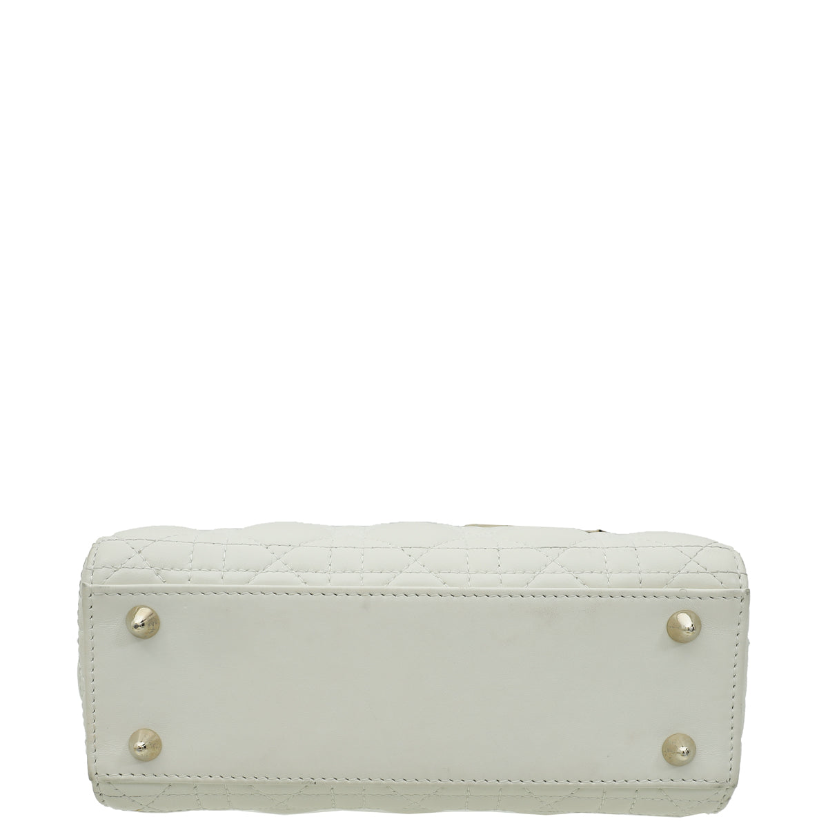 Christian Dior White Lady Dior Small My Abcdior Bag