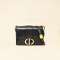 Christian Dior Black 30 Montaigne Flap Bag