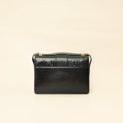 Christian Dior Black 30 Montaigne Flap Bag