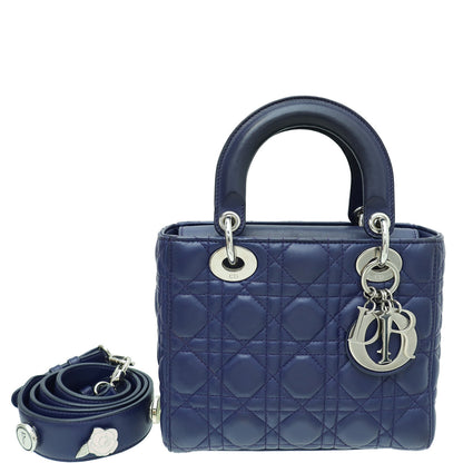 Christian Dior Navy Blue Lady Dior My Abcdior Small Bag