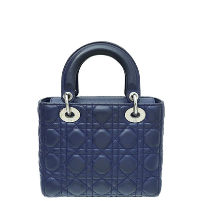 Christian Dior Navy Blue Lady Dior My Abcdior Small Bag